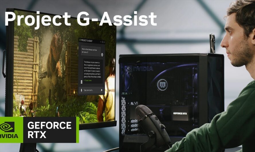 Новый искусственный интеллект Project G-Assist от Nvidia может стать идеальным дополнением для заядлых геймеров на ПК.