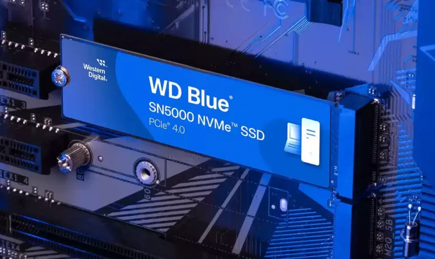 Blue SN5000 емкостью 4 ТБ — это удивительно простое устройство.