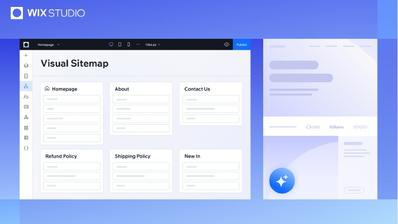 Карта сайта: Планирование веб-сайта стало проще благодаря новому инструменту Wix Studio